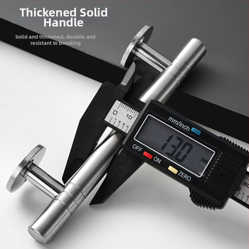 Nerđajući čelična čvrsta ručka za vrata – debeli dizajn; Model: Tn-stainless steel solid handle; pogodna za drvena vrata, velika željezna i nerđajuća čelična vrata; Stil: moderni minimalizam; Obrada: struganje, četkanje, poliranje