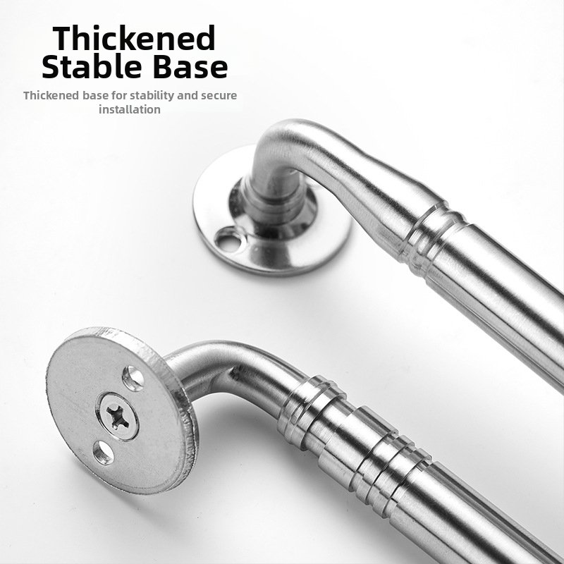 Nerđajući čelična čvrsta ručka za vrata – debeli dizajn; Model: Tn-stainless steel solid handle; pogodna za drvena vrata, velika željezna i nerđajuća čelična vrata; Stil: moderni minimalizam; Obrada: struganje, četkanje, poliranje