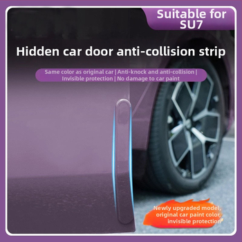 Anti-kolízna páska na dvere pre Su7, plastová ochranná páska na okraje a karosériu, kompatibilná so Su7