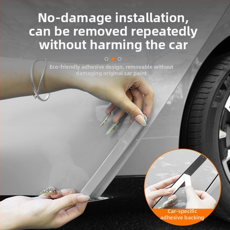 Anti-kolízna páska na dvere pre Su7, plastová ochranná páska na okraje a karosériu, kompatibilná so Su7