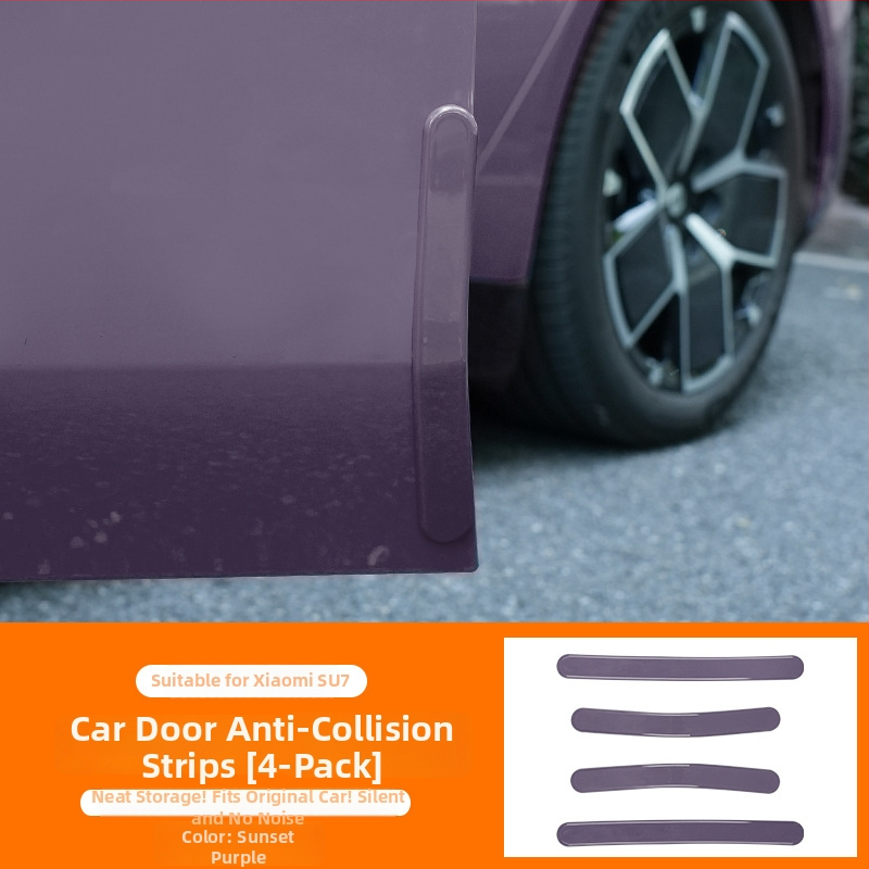 Anti-kolízna páska na dvere pre Su7, plastová ochranná páska na okraje a karosériu, kompatibilná so Su7