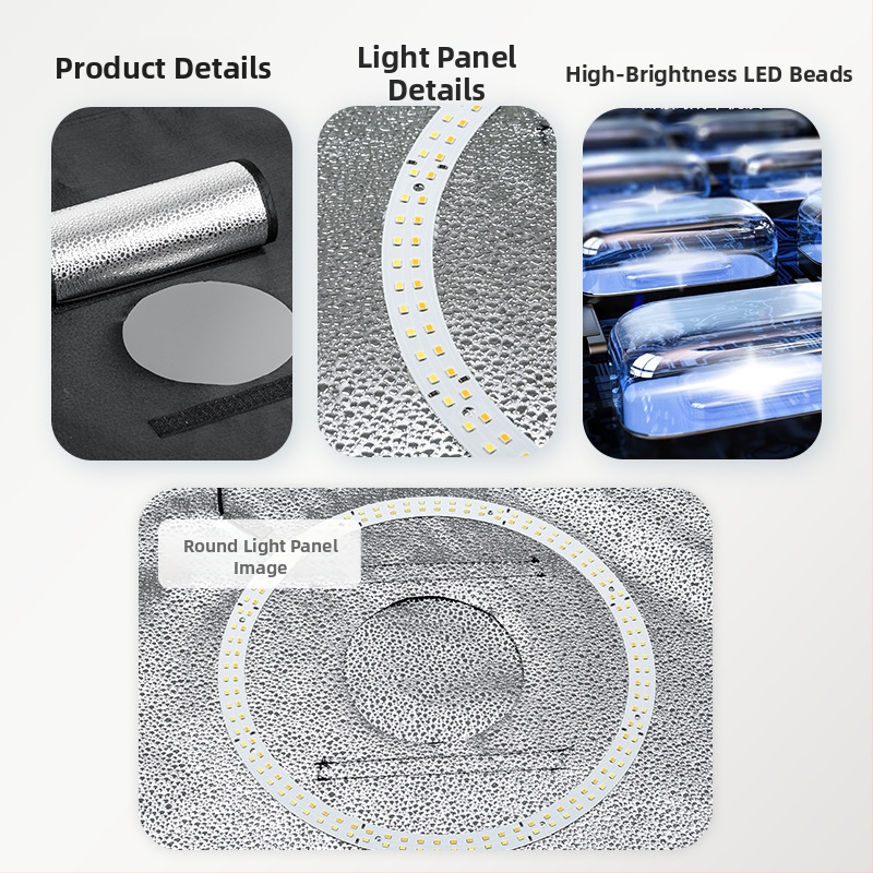 DY kompaktné fotostudio s mäkkou svetelnou tkaninou, skladací svetelný box