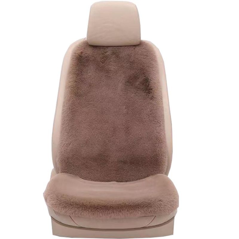 Téli autóülés párna – velúr töltet, Lychee mintázatú bőr felület, vékony deréktáj stílus, háttámla nélküli ülőpárna
