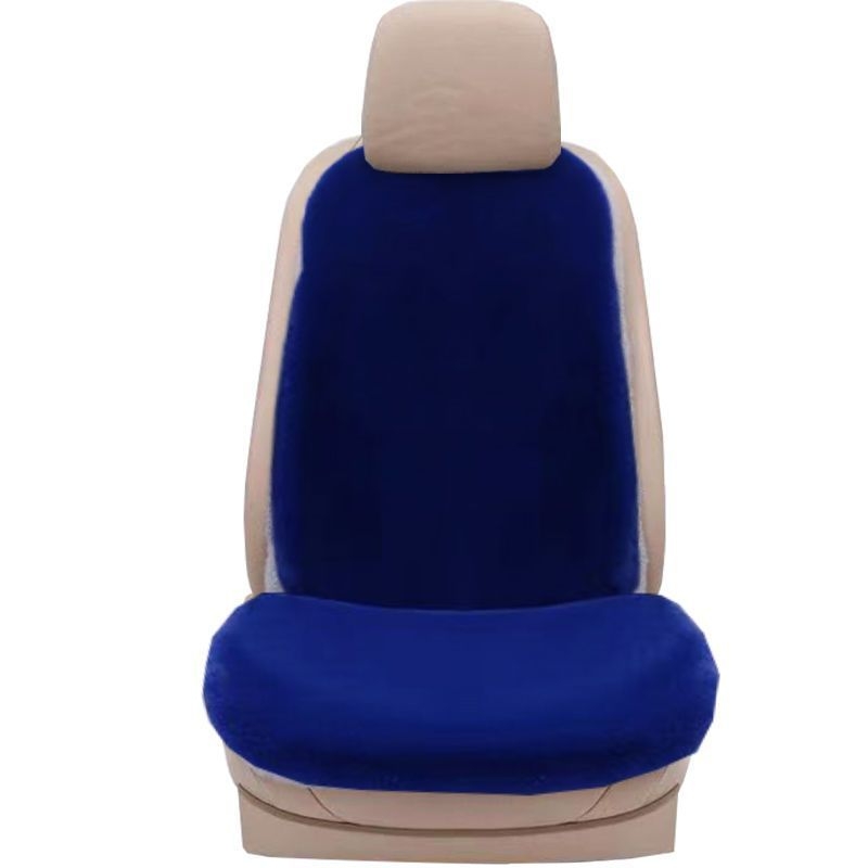 Téli autóülés párna – velúr töltet, Lychee mintázatú bőr felület, vékony deréktáj stílus, háttámla nélküli ülőpárna