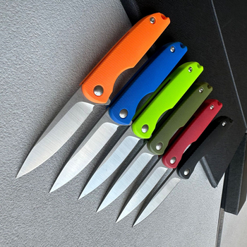 Free Wolf Mini Sklopni Nož Za Ključeve – Brzo Otvaranje, Lagani, ABS Držač, Oštrica od Krom Čelika, Duljina Oštrice 5.5 cm