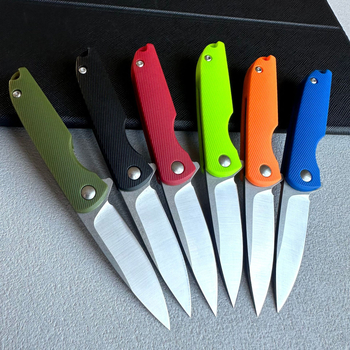 Free Wolf Mini Sklopni Nož Za Ključeve – Brzo Otvaranje, Lagani, ABS Držač, Oštrica od Krom Čelika, Duljina Oštrice 5.5 cm