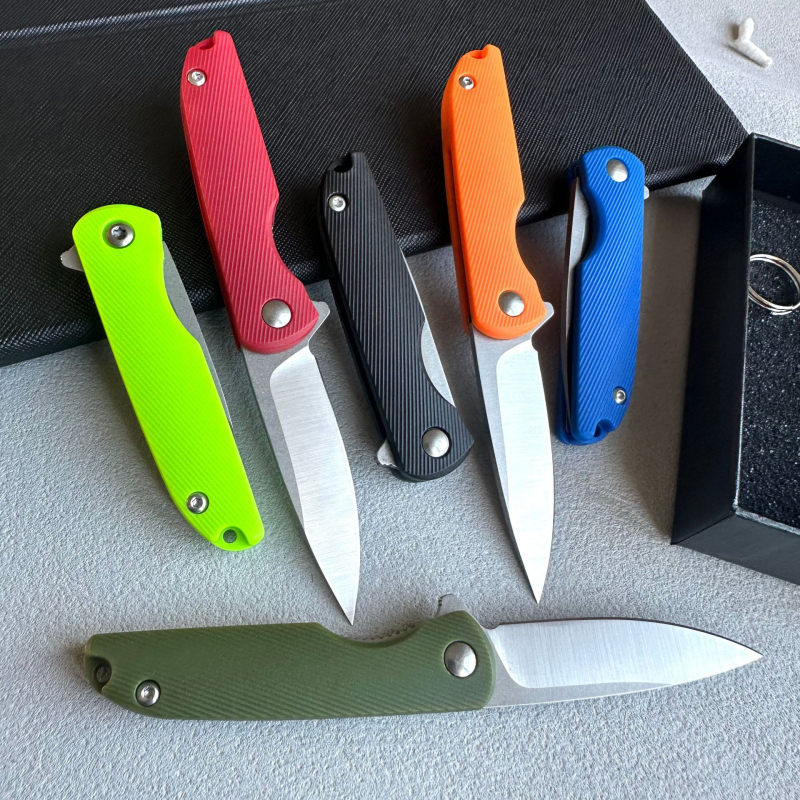 Free Wolf Mini Sklopni Nož Za Ključeve – Brzo Otvaranje, Lagani, ABS Držač, Oštrica od Krom Čelika, Duljina Oštrice 5.5 cm