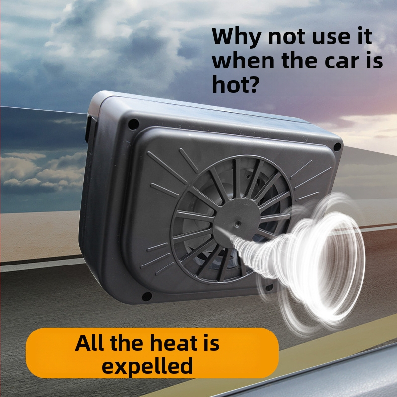 Solarni ventilator za automobil za cirkulaciju zraka, uklanjanje mirisa i hlađenje u vozilu