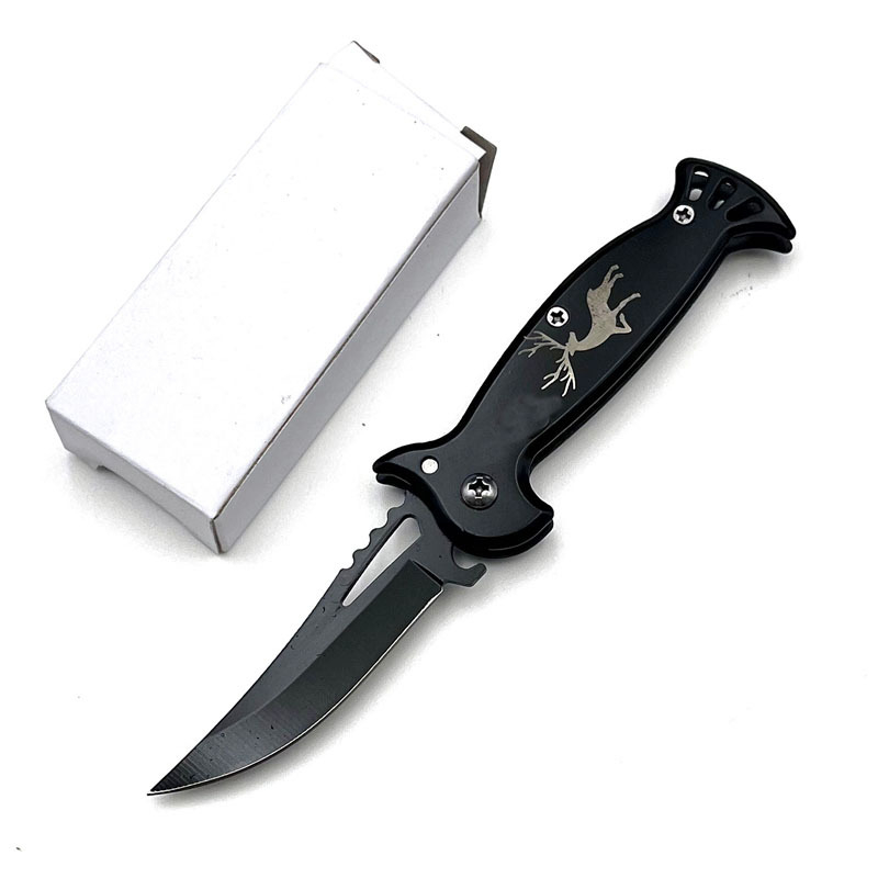 Vanjski sklopivi nož, nehrđajući čelik, duljina oštrice: 7, brzo otvaranje, visoka tvrdoća