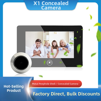 Sonerie video pentru ușă X1, alimentare încorporată, Wi-Fi, 1.5V, pentru uz casnic