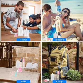 Комплект бутилки за пътуване за грим – SF365695896J, марка Other, Ефективност: Travel Bottling, Възможност за частна марка