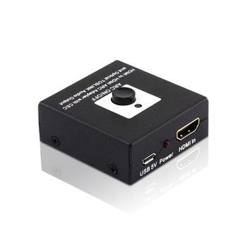YUNZUO HY-4201-V0-A HDMI na HDMI ARC Audio Return Converter, ARC adapter, 4K/2K/1080p, daljinsko buđenje, upravljanje napajanjem, metalno kućište