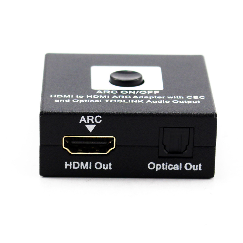 YUNZUO HY-4201-V0-A HDMI na HDMI ARC Audio Return Converter, ARC adapter, 4K/2K/1080p, daljinsko buđenje, upravljanje napajanjem, metalno kućište