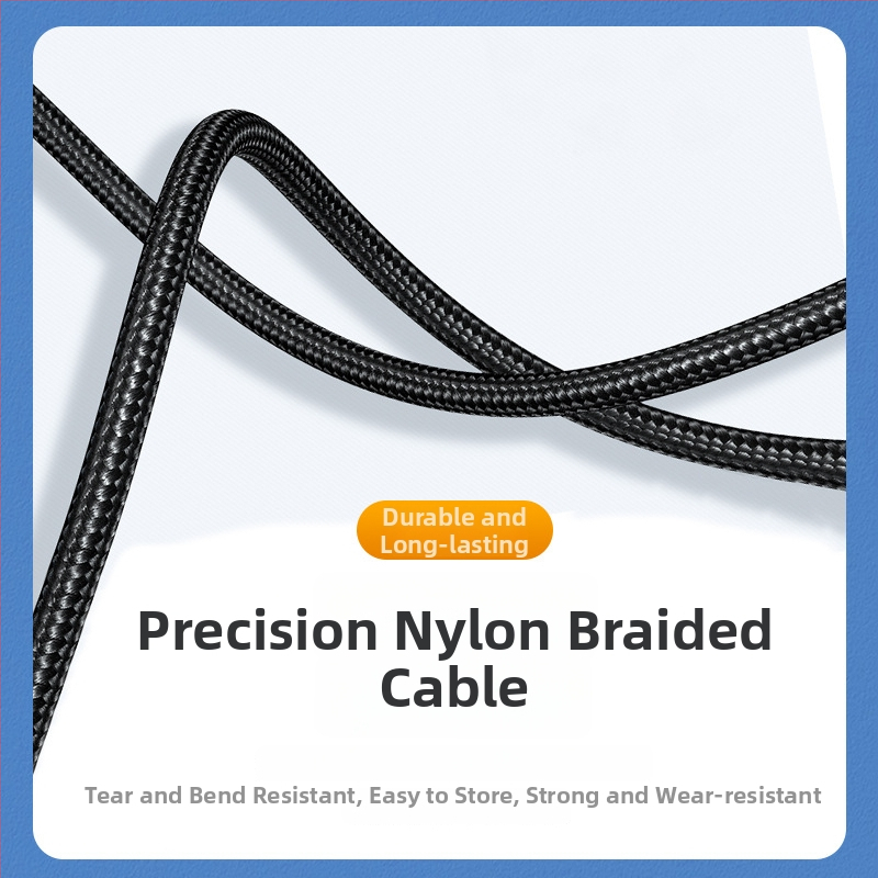 OTG zvukový kábel s Android v8 rozhraním, kompatibilný s Apple Lightning, jadro vodiča z nylónu, vodič zo zliatiny