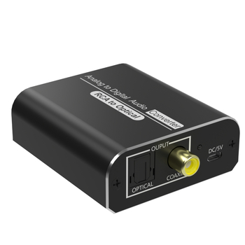 RCA na optički/koaksijalni audio konverter, analogno-digitalni dekoder zvuka, kompatibilan s PS5