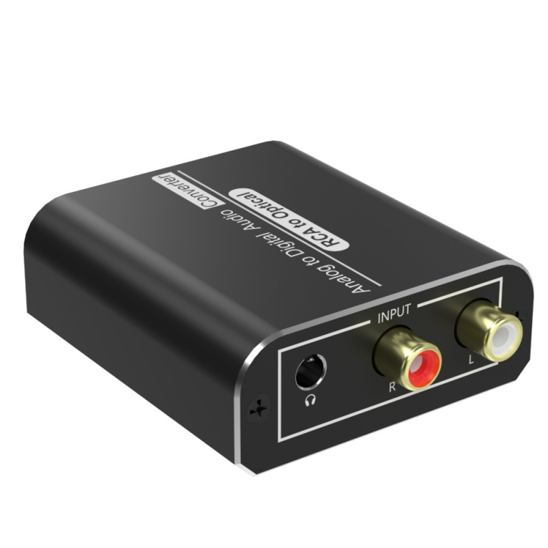 RCA na optički/koaksijalni audio konverter, analogno-digitalni dekoder zvuka, kompatibilan s PS5