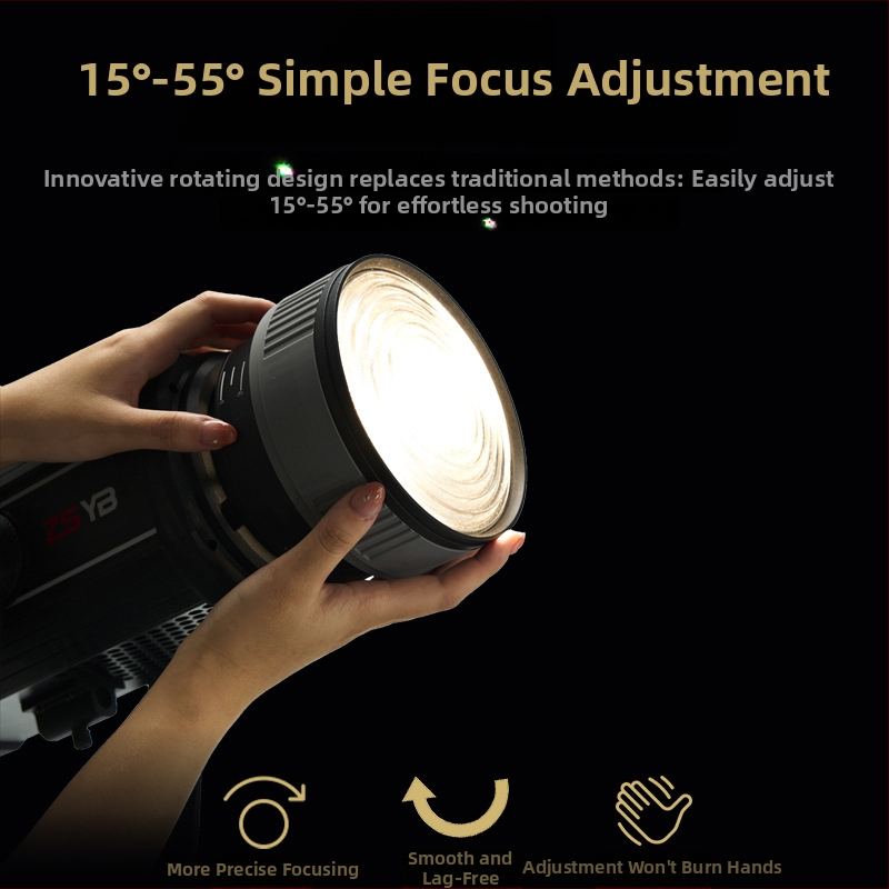 Lentilă Fresnel Yf140, focală reglabilă, de 5x mai luminoasă, aliaj de aluminiu, accesoriu de iluminat, suportă până la 6–10 kg