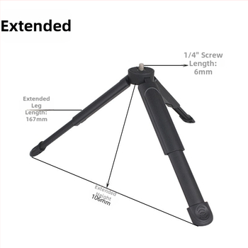 Stativ pre mobilný telefón a bezzrkadlový fotoaparát | Dve sekcie teleskopické, ABS materiál, nosnosť do 2 kg, prenosný