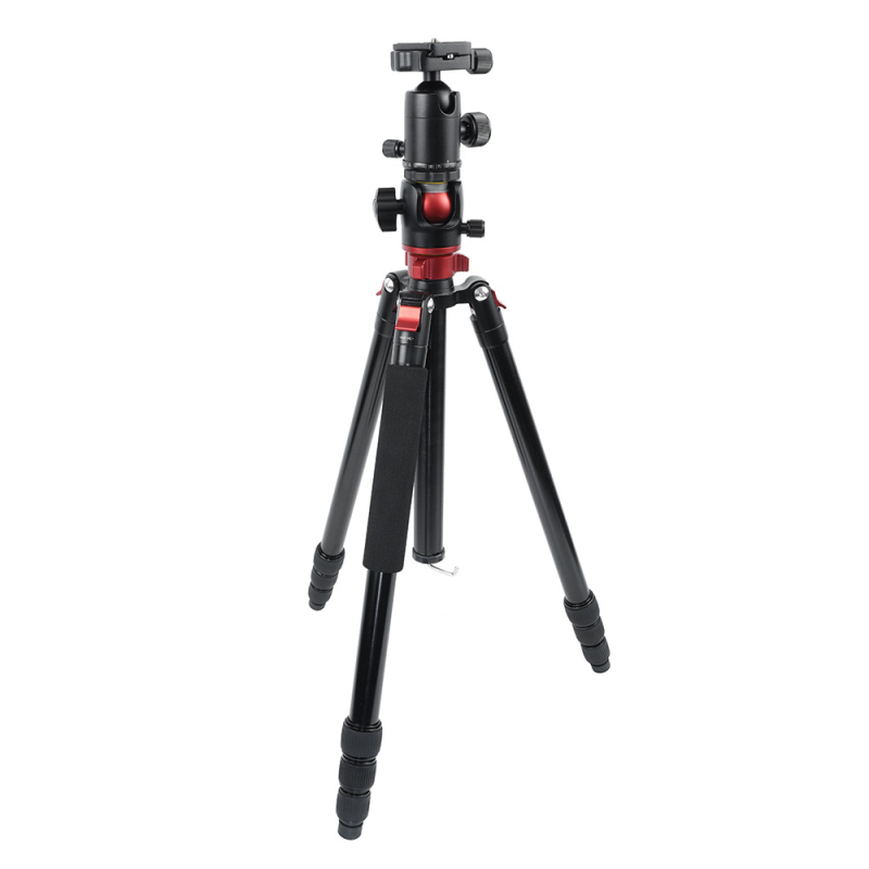 Panoramatický stojan na fotografovanie s horizontálnou stredovou osou a odnímateľným monopodom, nosnosť 8 kg, pracovná výška 1,93 m, maximálny priemer potrubia 25 mm, 4 sekcie, zložená dĺžka 0,46 m