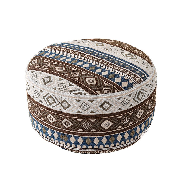 Boho stil futon mat jastuk - poliester, punilo EPP, prugasti uzorak