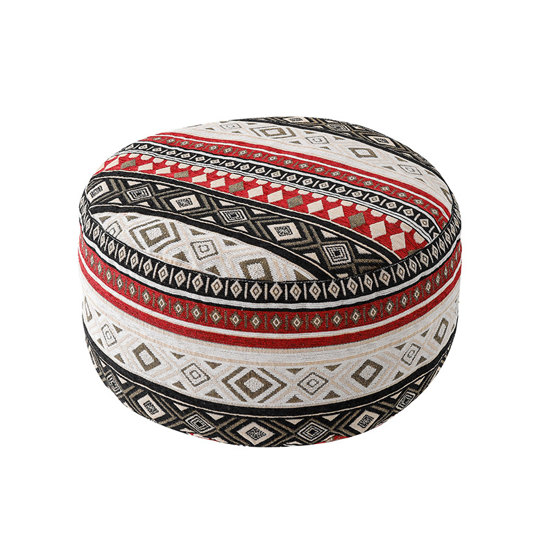 Boho stil futon mat jastuk - poliester, punilo EPP, prugasti uzorak