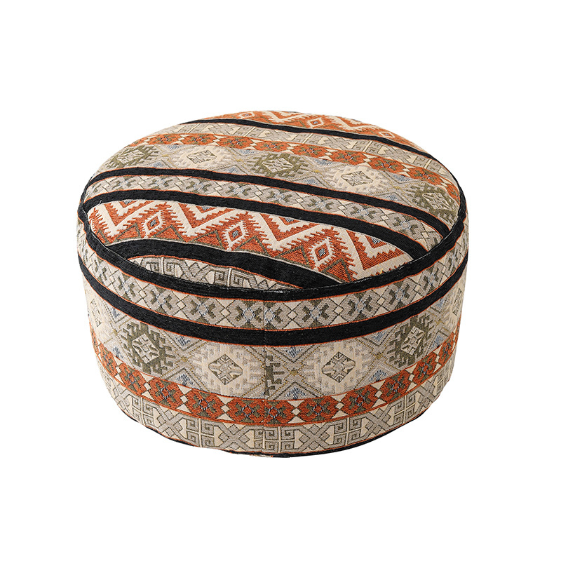 Boho stil futon mat jastuk - poliester, punilo EPP, prugasti uzorak