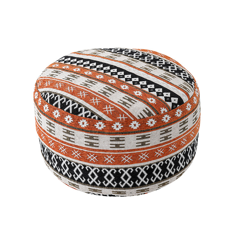 Boho stil futon mat jastuk - poliester, punilo EPP, prugasti uzorak