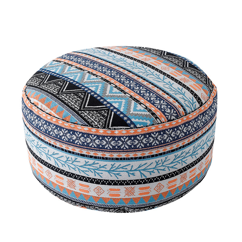 Boho stil futon mat jastuk - poliester, punilo EPP, prugasti uzorak