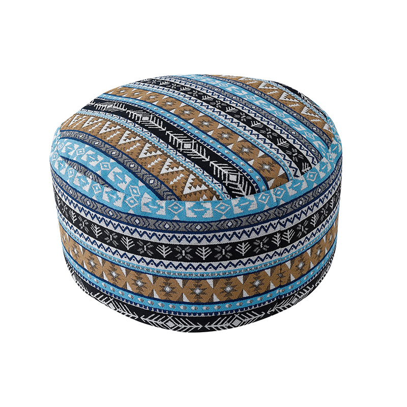 Boho stil futon mat jastuk - poliester, punilo EPP, prugasti uzorak