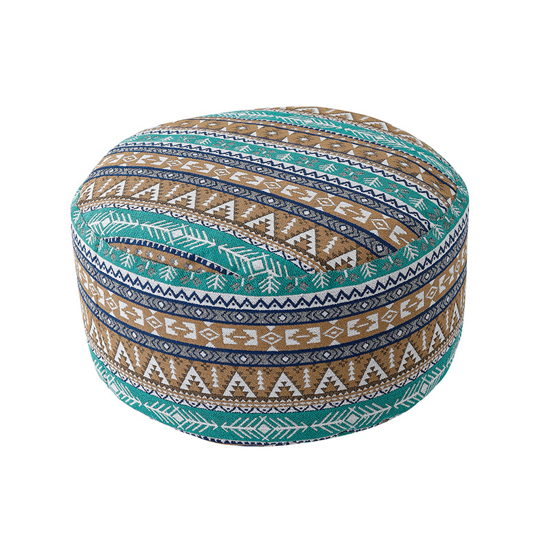 Boho stil futon mat jastuk - poliester, punilo EPP, prugasti uzorak
