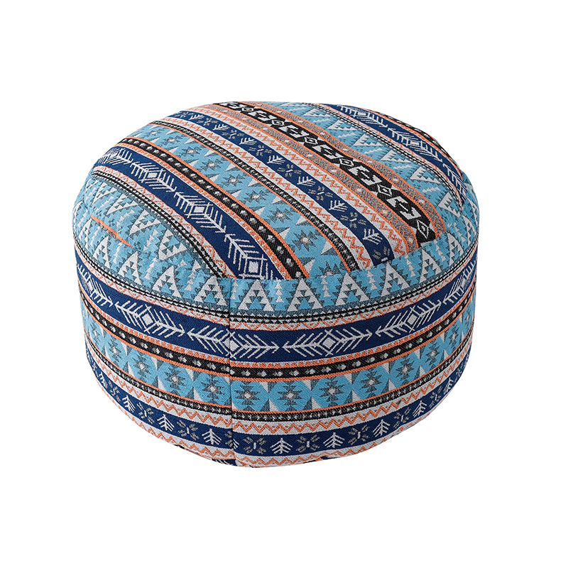 Boho stil futon mat jastuk - poliester, punilo EPP, prugasti uzorak