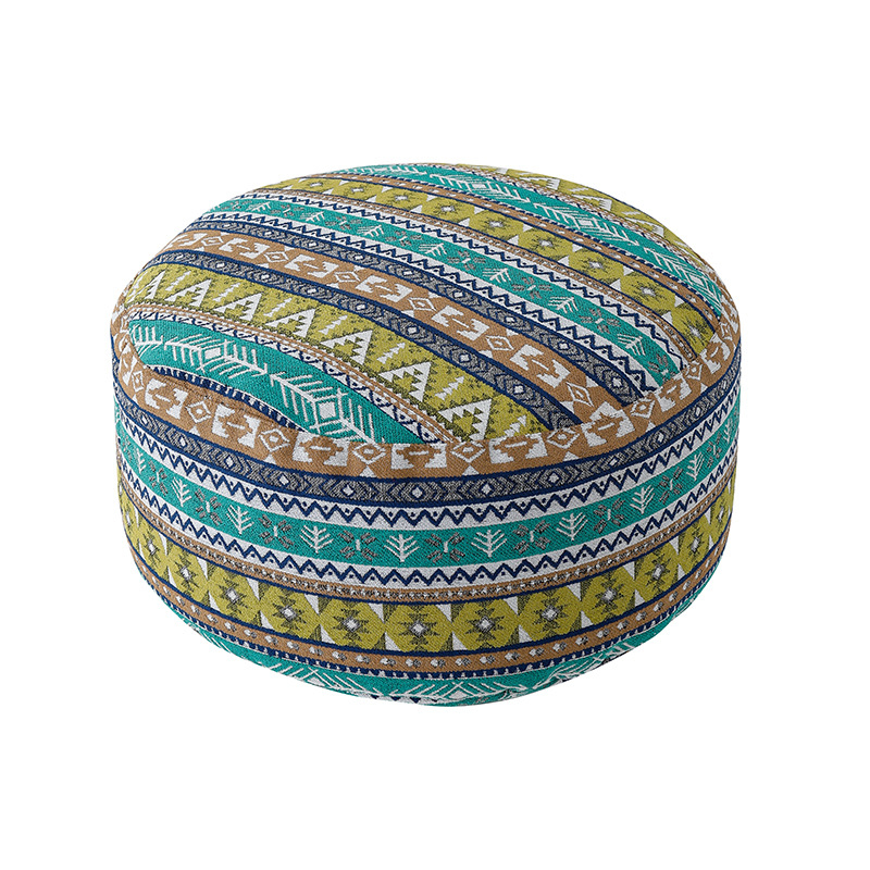 Boho stil futon mat jastuk - poliester, punilo EPP, prugasti uzorak