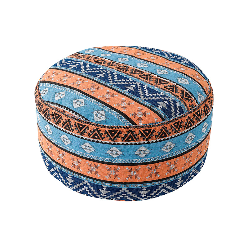 Boho stil futon mat jastuk - poliester, punilo EPP, prugasti uzorak