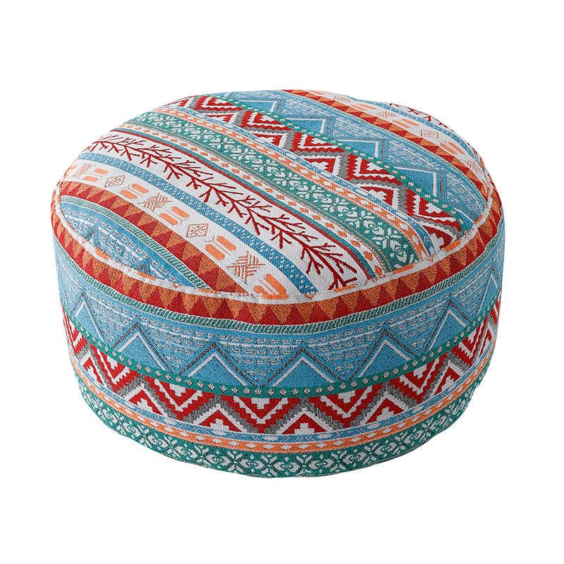 Boho stil futon mat jastuk - poliester, punilo EPP, prugasti uzorak