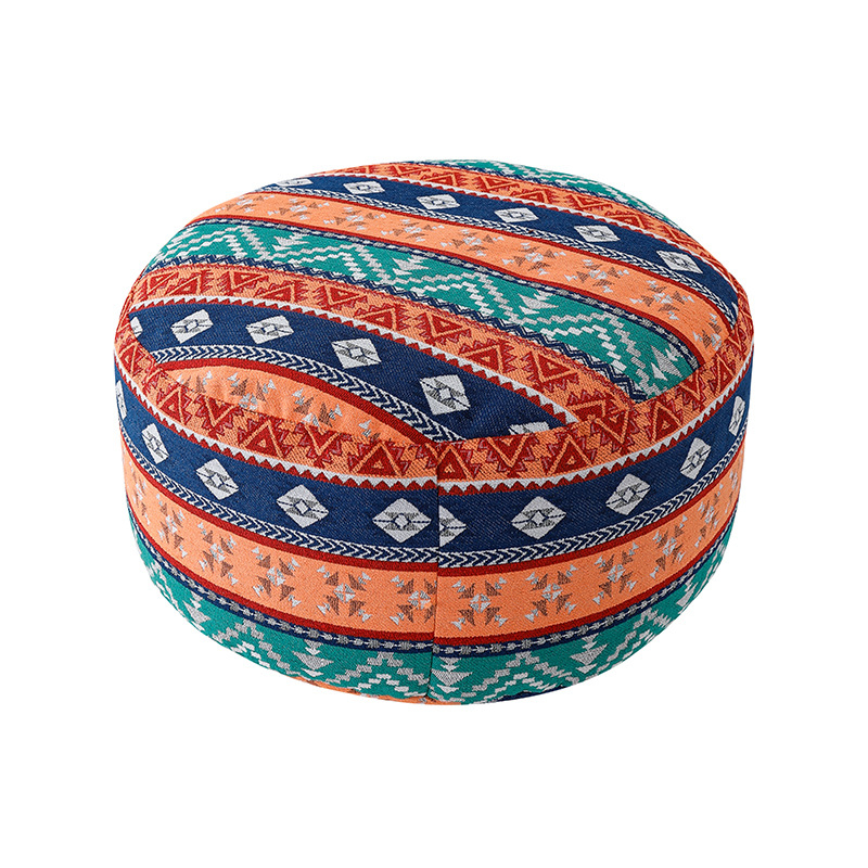 Boho stil futon mat jastuk - poliester, punilo EPP, prugasti uzorak