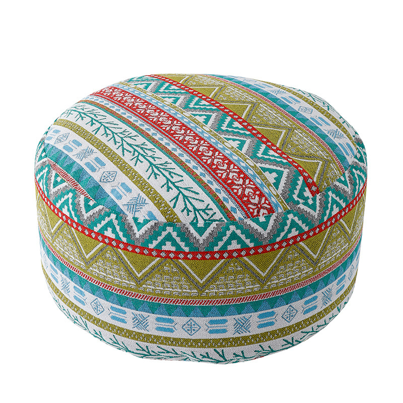 Boho stil futon mat jastuk - poliester, punilo EPP, prugasti uzorak