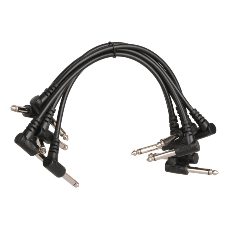 Kabel za efekte gitare/basa, set od 6 komada, model XGQ-X-6, OPP pakiranje, TEN WHEAT