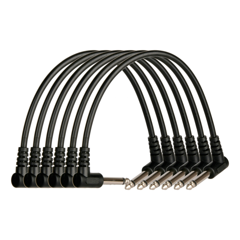 Kabel za efekte gitare/basa, set od 6 komada, model XGQ-X-6, OPP pakiranje, TEN WHEAT