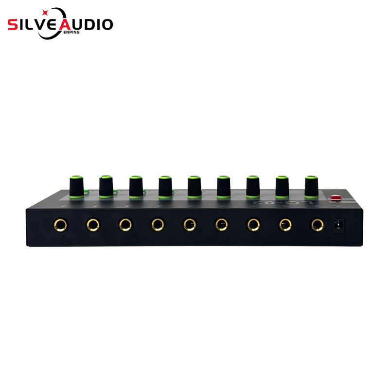 Silveaudio Gax-lq03 Mikrofonski mikser - 4/8-kanalni predpojačalo i 6,5 mm audio ulaz