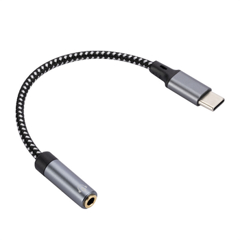 Type-C audio kabel na 3,5 mm za mobitele i tablete, zlatno premazan, pleteni bakar