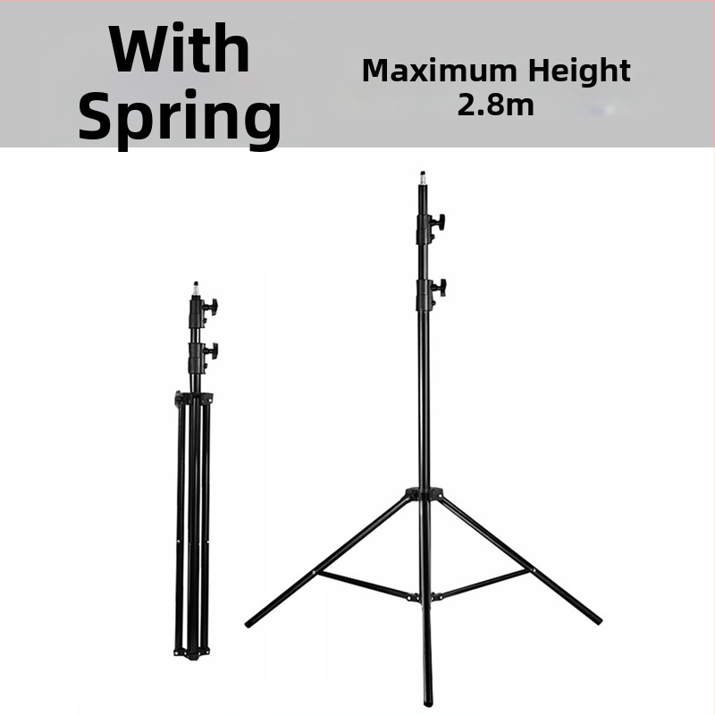 Panoráma fotózás állvány gyűrűs fényhez, alumíniumötvözet és szénacél felépítés, teherbírás 5 kg, csövek 25/30/35 mm, 3 részes dizájn