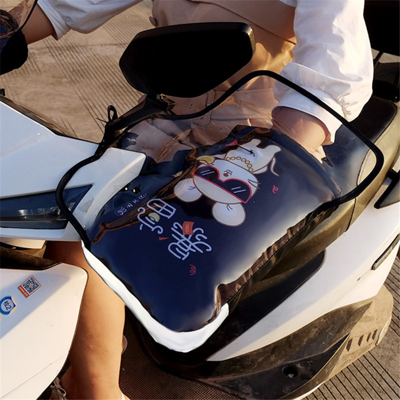 Κάλυμμα χειρολαβής για ηλεκτρικό σκούτερ και μοτοσικλέτα – βαμβακερό, αδιάβροχο, ανθεκτικό στον άνεμο, με παχύτερη μόνωση (ζεύγος)