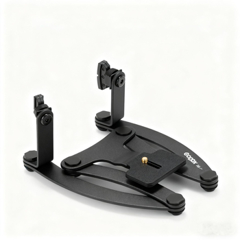 Στήριγμα φλας MW με διπλή κεφαλή για οδοντιατρική αισθητική φωτογράφηση, συμβατό με MF12-DK1 μακροφλας (Μοντέλο MF-DB; Βάρος περίπου 0,43 kg)