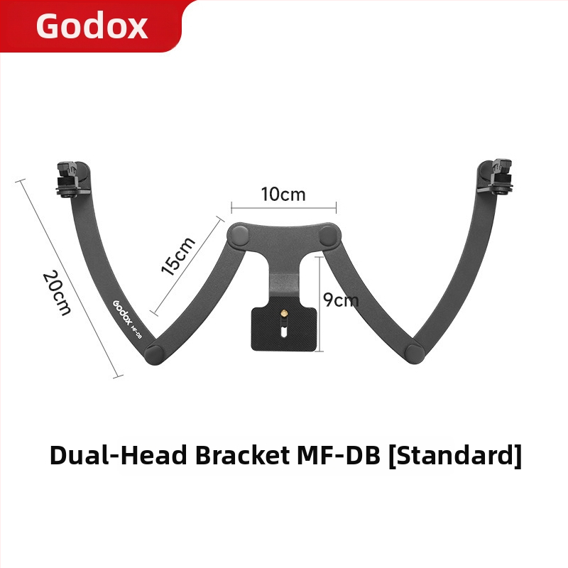 MW držiak na dvojhlavý blesk pre dentálnu estetickú fotografiu MF12-DK1 makro blesk (Model MF-DB; Hmotnosť približne 0,43 kg)