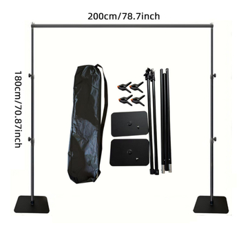 Držač pozadine s teleskopskom šipkom za zelenu pozadinu, lijevano aluminij, 3,2 kg