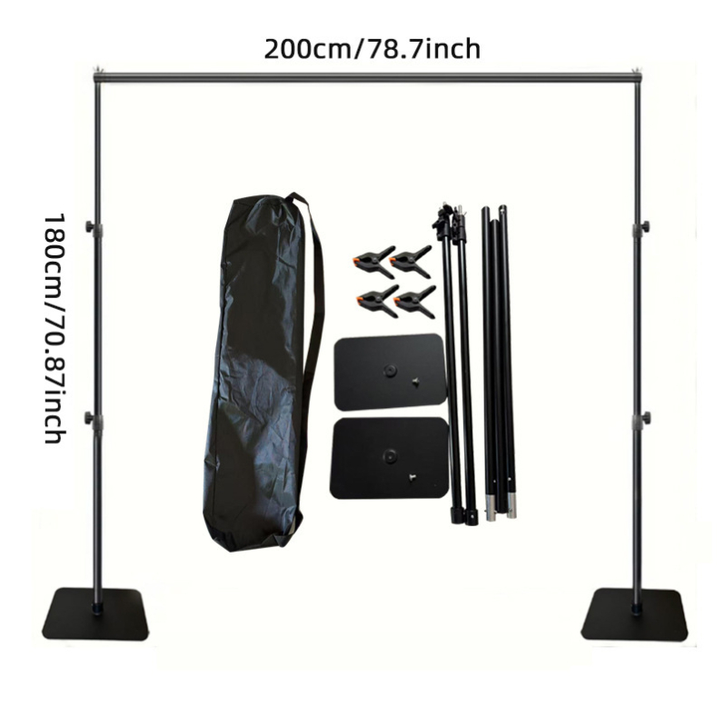 Držač pozadine s teleskopskom šipkom za zelenu pozadinu, lijevano aluminij, 3,2 kg