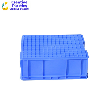 Industrijska plastična kutija za turnover, HDPE, 100% virgin materijal, debljina zida 2–3 mm, nosivost 15 kg, injekcijsko oblikovanje