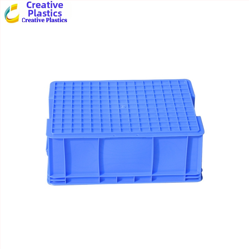 Industrijska plastična kutija za turnover, HDPE, 100% virgin materijal, debljina zida 2–3 mm, nosivost 15 kg, injekcijsko oblikovanje
