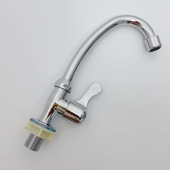 Mosdócsaptelep, függőleges beépítés, egylyukas, kerámia patronos szelep, 4 mm bemenet-kimenet, modell BSL6601