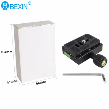 Placă de eliberare rapidă pentru cameră SLR, din aliaj de aluminiu, universală, model QR-60S, sarcină de până la 6–10 kg, greutate 0,13 g